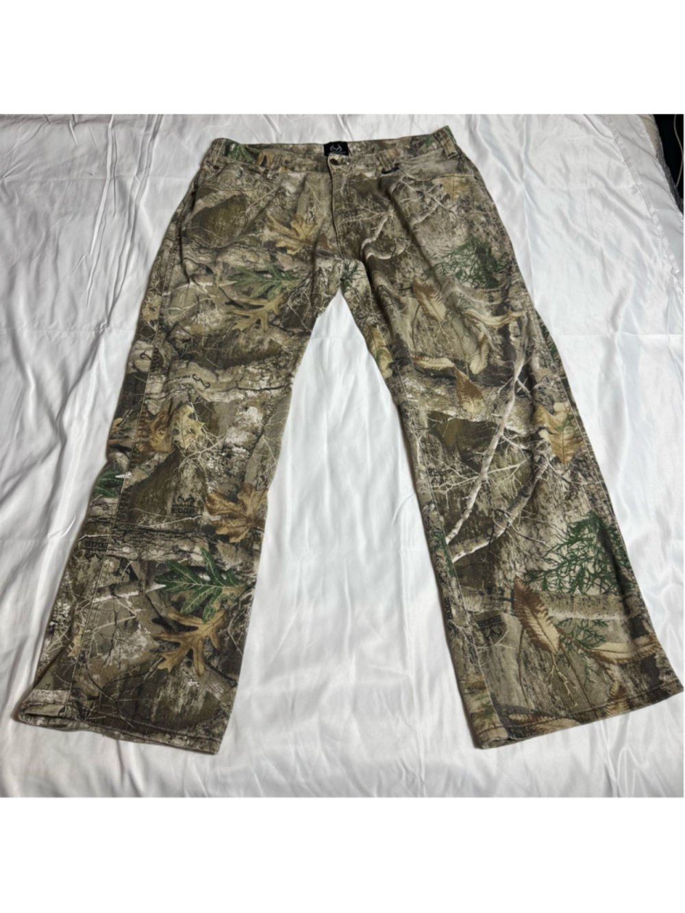 Men's Realtree Camo Pants Size 36x34 Brown Green